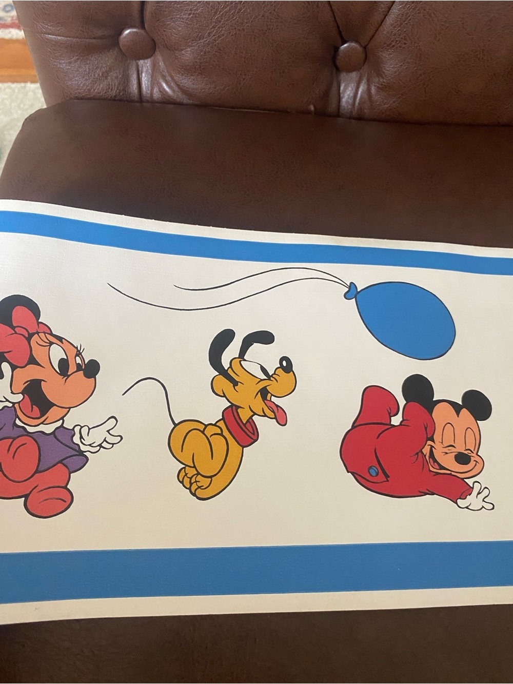 1984 The Walt Disney Co. Decorative Wall Border 5 Yards